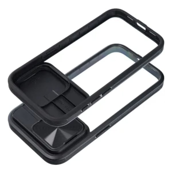 iPhone 12 Pro Slider -kuori - Musta