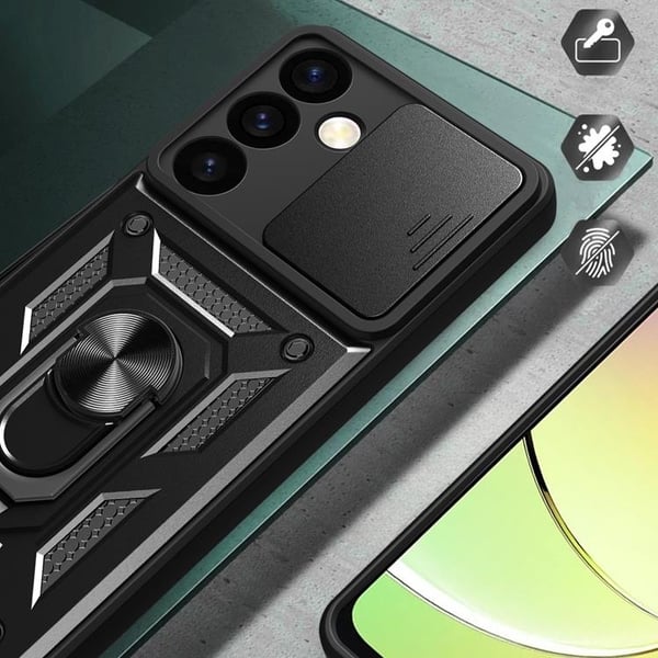 Mobilskal till Galaxy S24 Plus Hybrid Armor Camshield - Svart