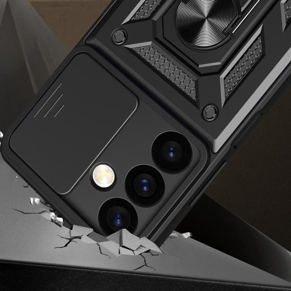 Mobilskal till Galaxy S24 Hybrid Armor Camshield - Blå