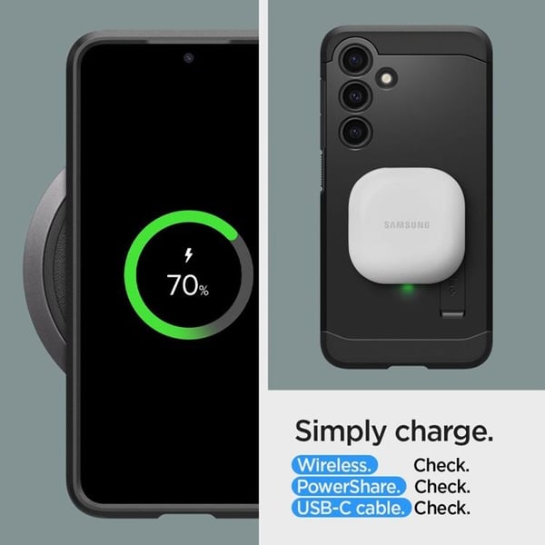 Spigen Mobilskal till Galaxy S24 Tough Armor - Svart
