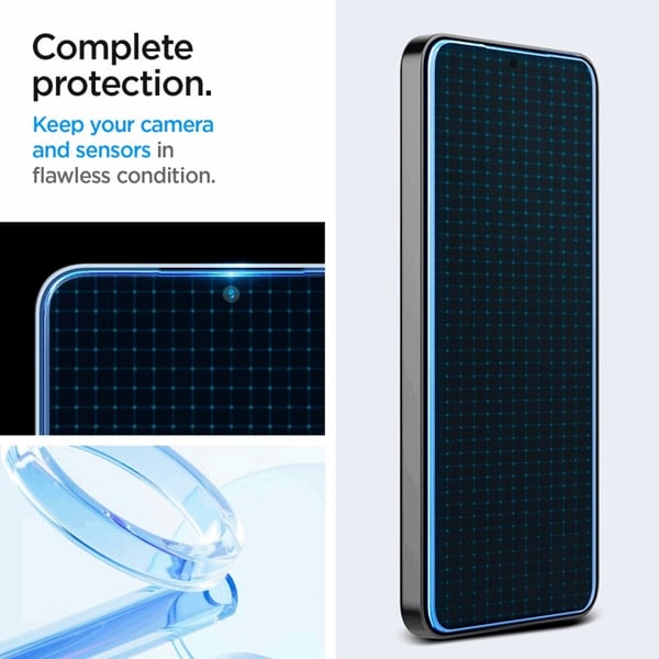 Spigen [2-Pack] Galaxy S24/S25 Härdat glas Skärmskydd EZ-Fit