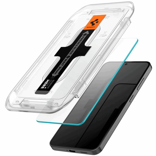 Spigen [2-Pack] Galaxy S24/S25 Härdat glas Skärmskydd EZ-Fit