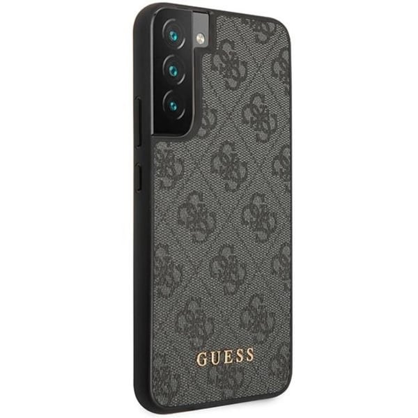 Guess Mobilskal till Galaxy S24 Ultra Metall Guld Logo - Svart