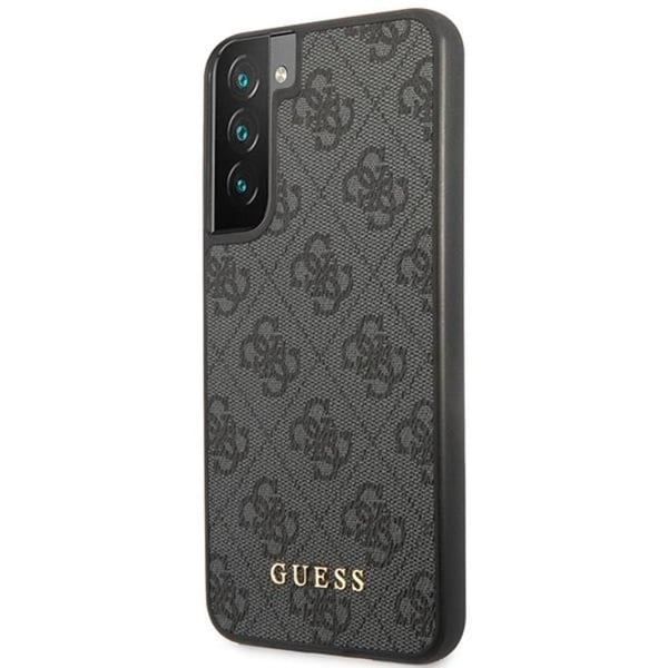 Guess Mobilskal till Galaxy S24 Ultra Metall Guld Logo - Svart