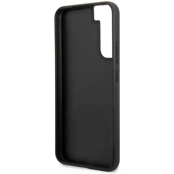 Guess Telefontaske til Galaxy S24 Plus Metal Guld Logo - Sort