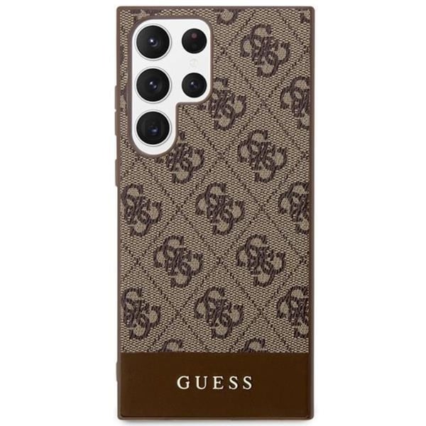 Guess Mobilskal till Galaxy S24 Ultra Stripe Collection - Brun