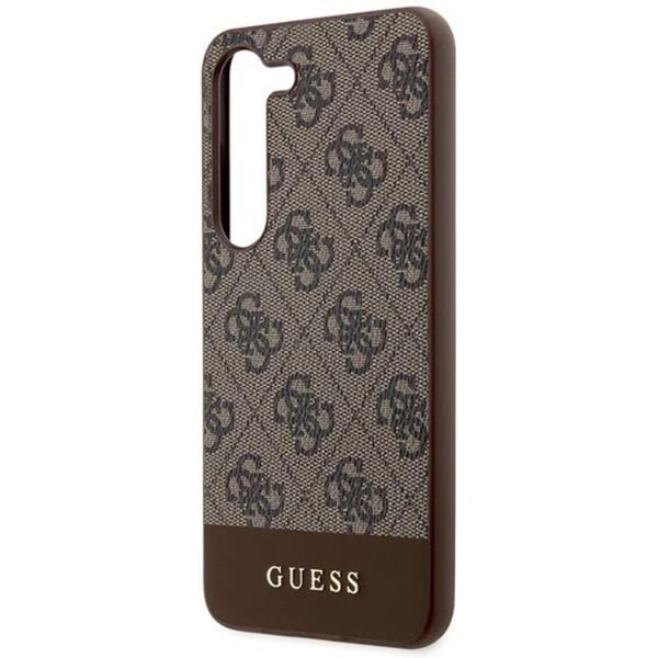 Guess Mobilskal till Galaxy S24 Plus Stripe Collection - Brun