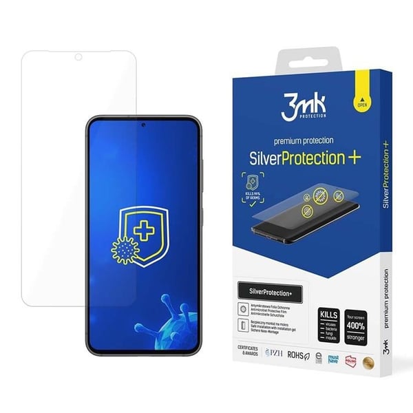 3MK Galaxy S24 Plus Plastfilm skärmskydd Silver Protection+