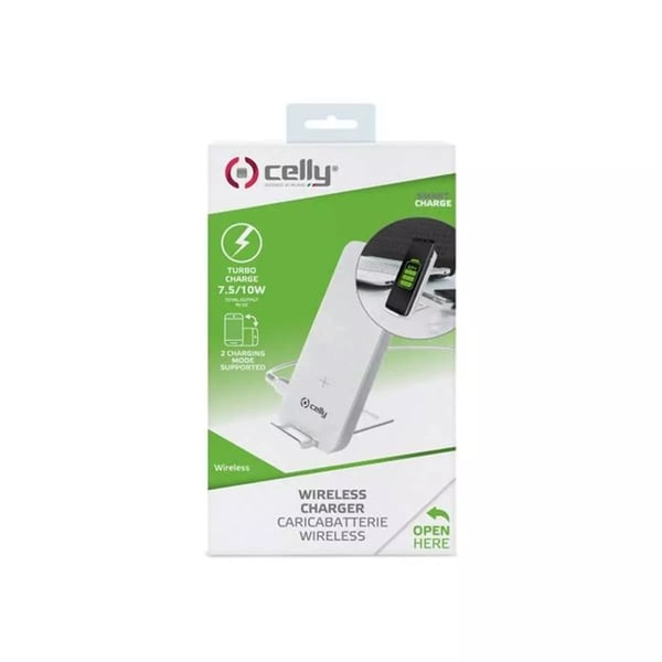 Celly Langaton Latausteline 10W - Valkoinen