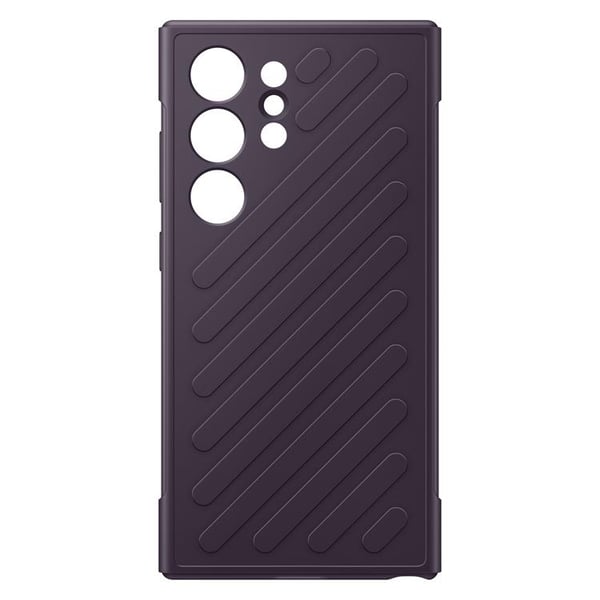 Telefontaske til Samsung Galaxy S24 Ultra Shield Armored - Mørk Lilla