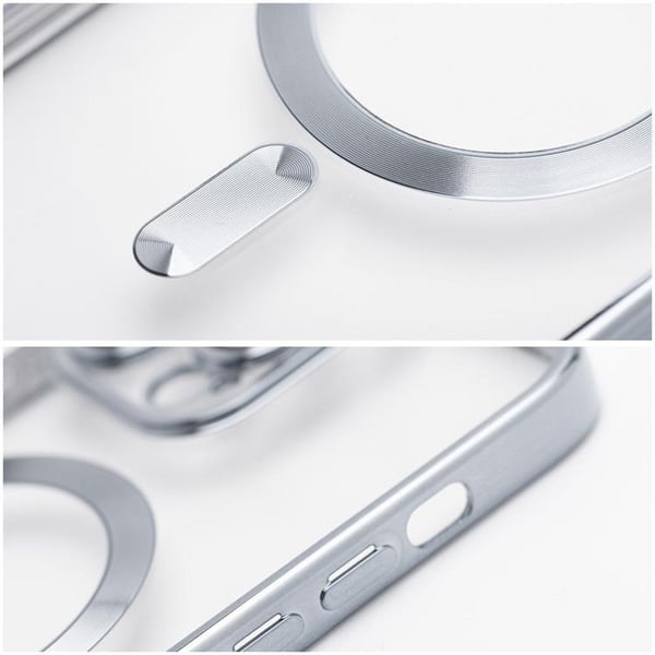 Mobilskal till Galaxy S24 Magsafe Electro - Silver