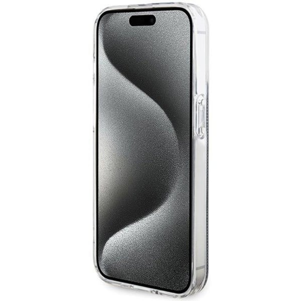 Guess Mobilskal till iPhone 15 Pro Gold Stripes - Svart