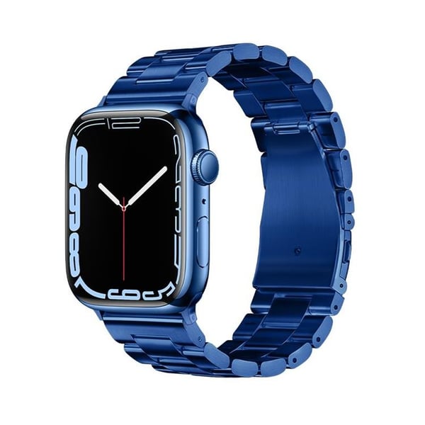 Forcell Apple Watch (42/44/45/49mm) ranneke F-Design - Sininen