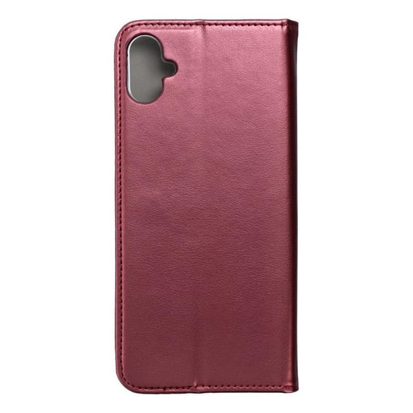 iPhone 15 Plus Plånboksfodral Smart Magento - burgundy