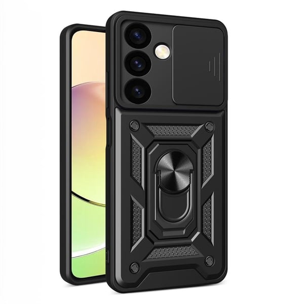 Mobilskal till Galaxy A35 5G Hybrid Armor Camshield - Svart