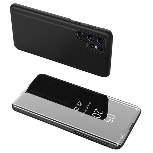 Suojakuori Galaxy A05s Clear View - Musta