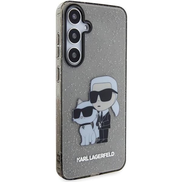 Karl Lagerfeld Mobilskal till Galaxy S24 Plus Glitter Karl & Choupette