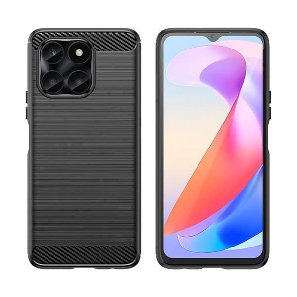 Huawei Honor X6a Mobilskal Carbon - Svart