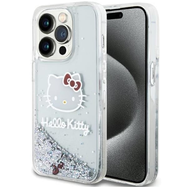 Hello Kitty Mobilskal till iPhone 13 Pro/13 Glitter Kitty Head