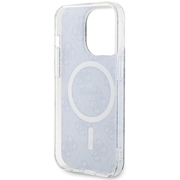 Guess Telefontaske til iPhone 15 Pro Max Magsafe IML - Blå