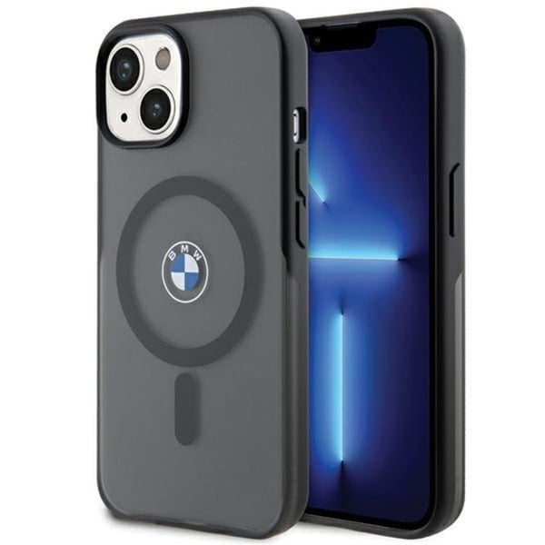 BMW Mobilskal till iPhone 15 Plus/14 Plus Magafe IML Signature - Svart