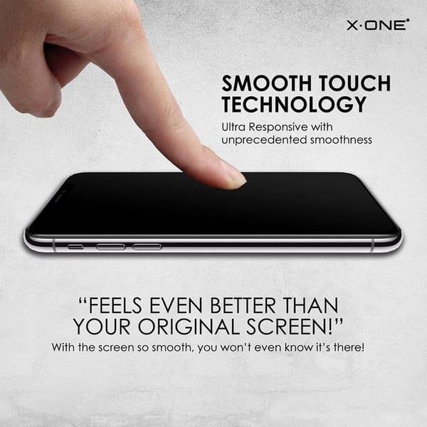 X-One iPhone 15 Pro Härdat Glas Skärmskydd Matte - Svart