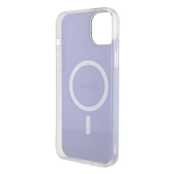 Guess Mobilskal till iPhone 15 Plus Magsafe IML Iridescent - Lila