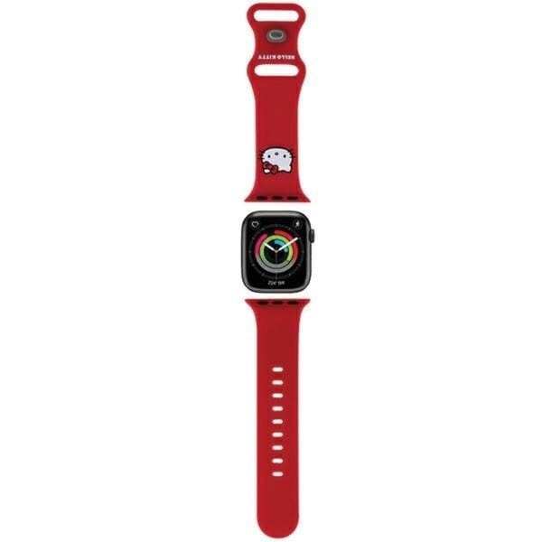 Hello Kitty Apple Watch (38/40/41mm) ranneke Kitty Head - Punainen