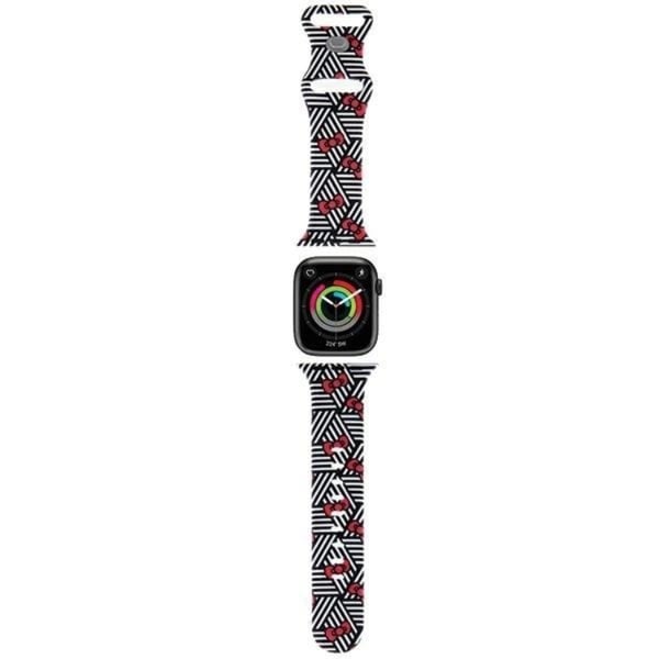 Hello Kitty Apple Watch (38/40/41mm) Armband Bows & Stripes - Svart