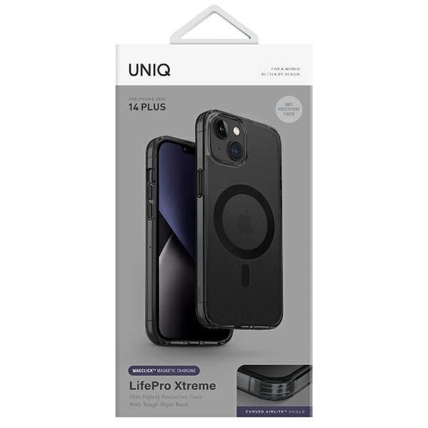 UNIQ Mobilcover til iPhone 14 Plus Magsafe LifePro Xtreme - Frost Smoke