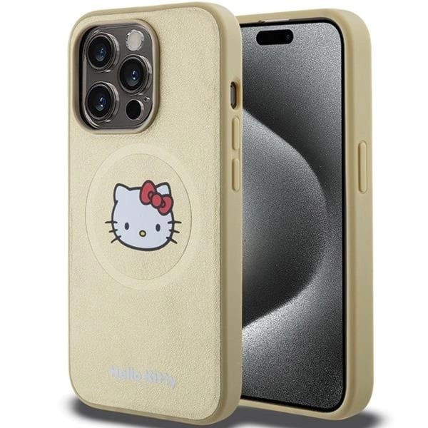 Hello Kitty Mobilskal till iPhone 14 Pro Max Magsafe Läder Kitty Head