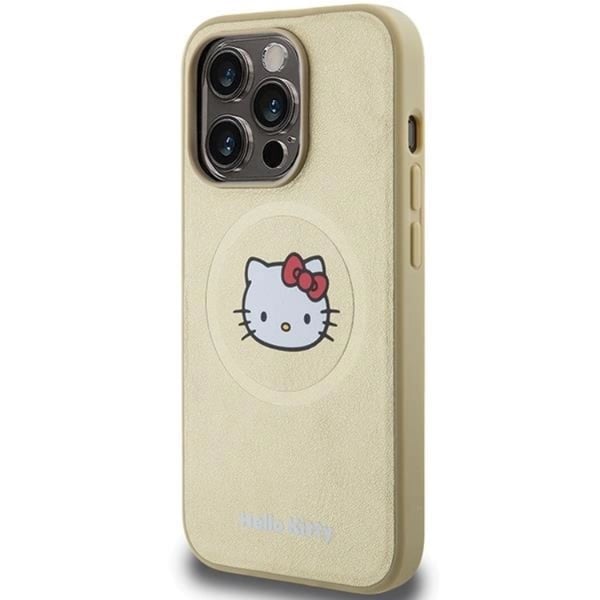 Hello Kitty Mobilskal till iPhone 14 Pro Magsafe Läder Kitty Head