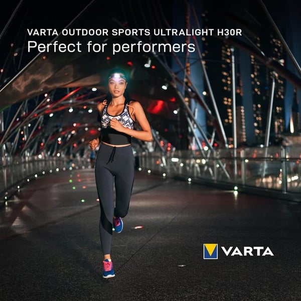 Varta Pannlampa Outdoor Sports Ultraligh - Vit