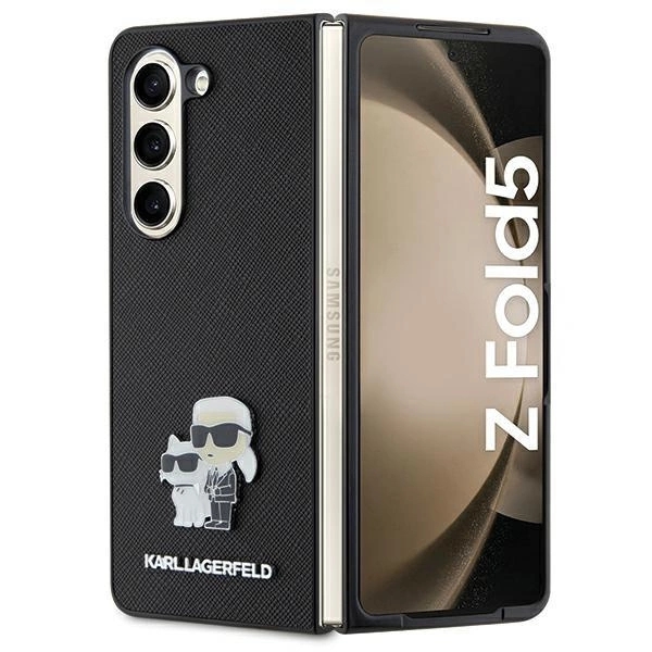 Karl Lagerfeld Mobilskal till Galaxy Z Fold 5 Karl & Choupette Pin