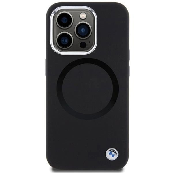 BMW Mobilskal till iPhone 15 Pro Max Magsafe Signature Liquid Silikon - Svart