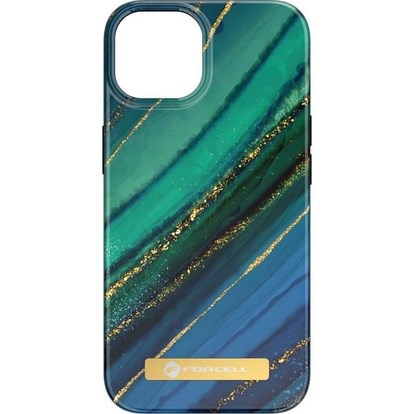 Forcell Mobilskal till iPhone 15 Plus Magsafe Mirage - Jade Marble