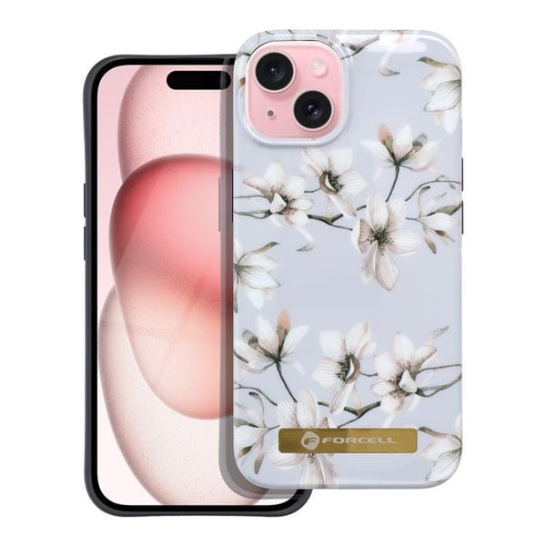 Forcell Mobilskal till iPhone 15 Plus Magsafe Mirage - Spring Flowers