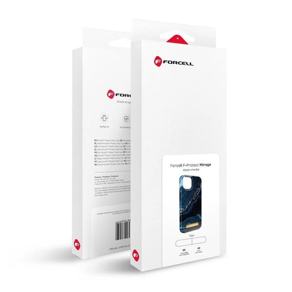 Forcell Telefontaske til iPhone 14 Plus Magsafe Mirage - Blå Ocean