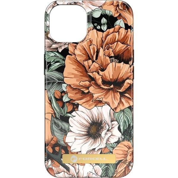 Forcell telefontaske til iPhone 14 Plus Magsafe Mirage - Bloom Bush