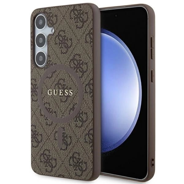 Guess Mobilskal till Galaxy S24 Magsafe Collection - Brun