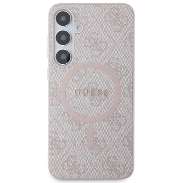 Guess Mobilskal till Galaxy S24 Magsafe Collection - Rosa