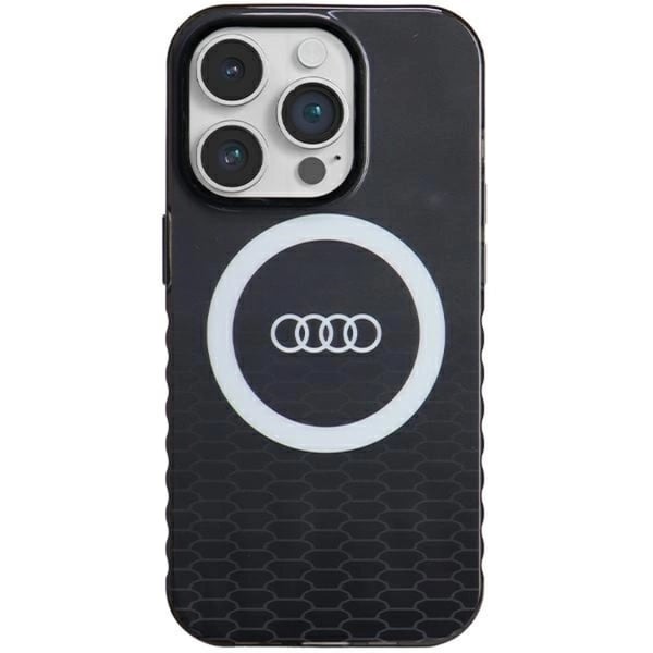 Audi Mobilskal till iPhone 14 Pro Magsafe IML Big Logo - Svart