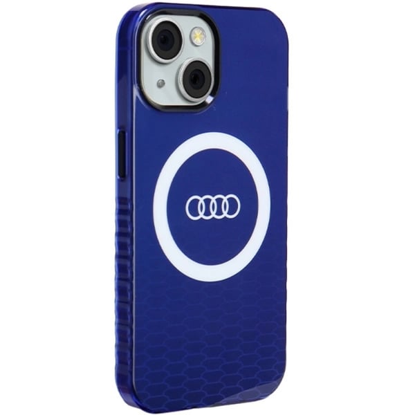 Audi Mobilskal till iPhone 15/14/13 Magsafe IML Big Logo - Blå