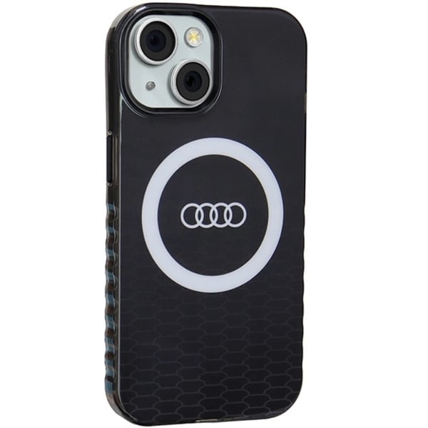 Audi Mobilskal till iPhone 15/14/13 Magsafe IML Big Logo - Svart