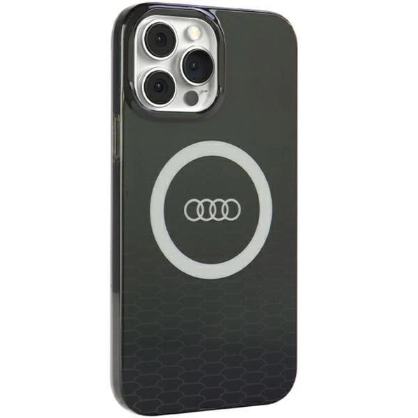 Audi Mobilskal till iPhone 13/13 Pro Magsafe IML Big Logo - Svart