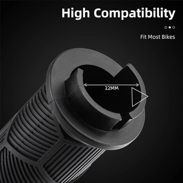 Rockbros Bicycle Greppar Med Reflector - Svart