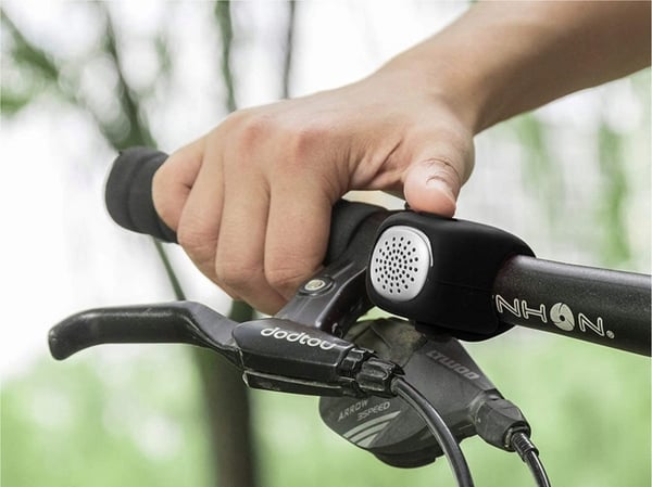 Rockbros Elektronisk Cykel Ring klocka - Svart