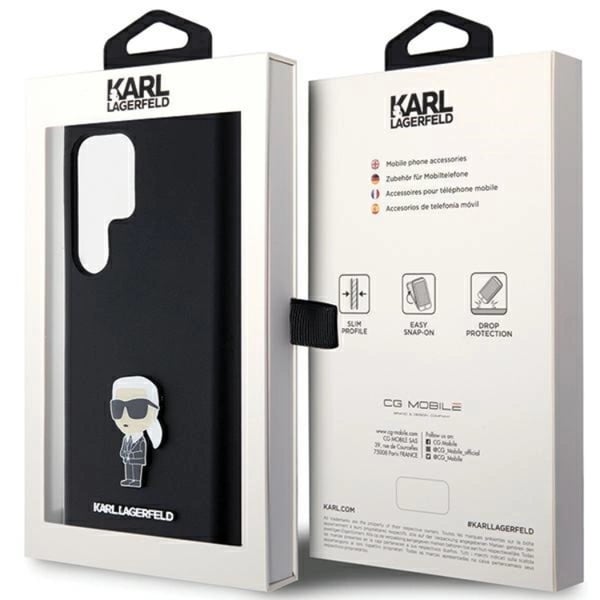 Karl Lagerfeld Mobilskal till Galaxy S23 Ultra Silikon Ikonik Metal Pin