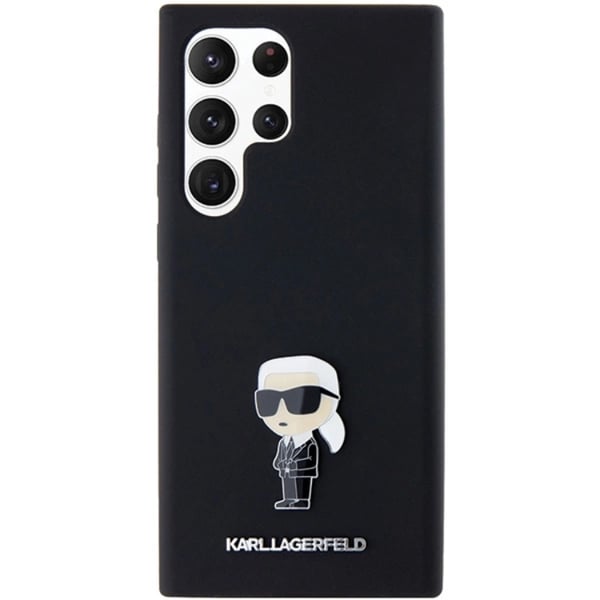 Karl Lagerfeld Mobilskal till Galaxy S23 Ultra Silikon Ikonik Metal Pin
