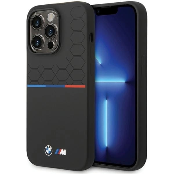 BMW Mobilskal till iPhone 15 Pro Max Magsafe M Silikon Pattern